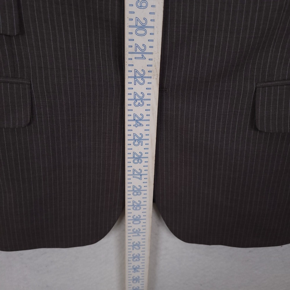 Brooks Brothers Blazer Mens 42R Brown Pinstripe Wool Sport Coat Old Money - Picture 6 of 14